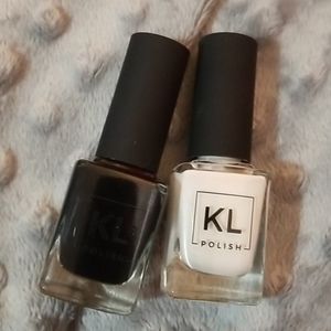 Kl polish black and white duo